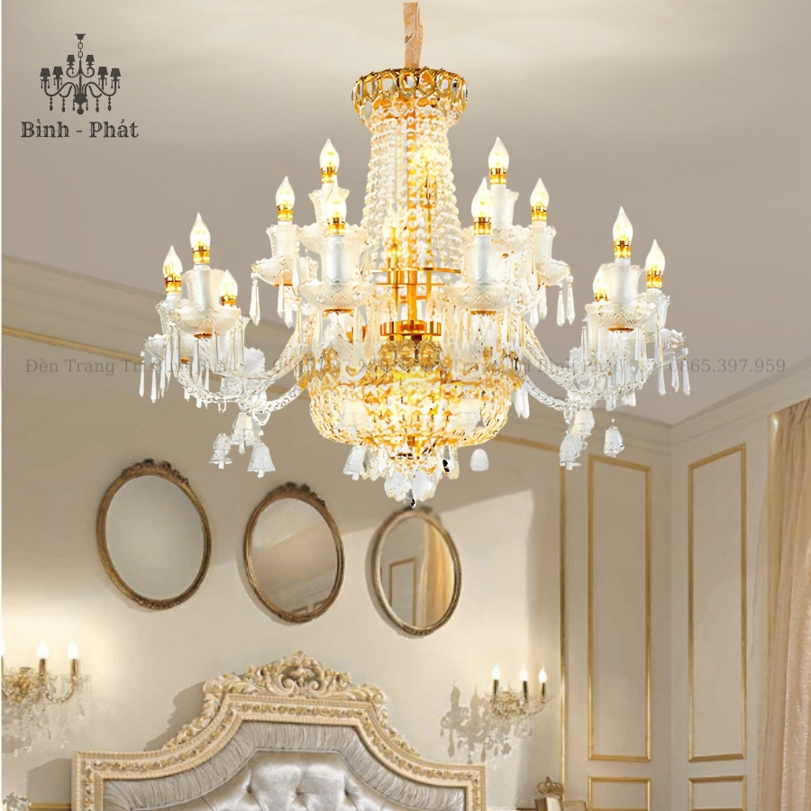 Đèn Chùm Pha Lê Tân Cổ Điển 5007/15