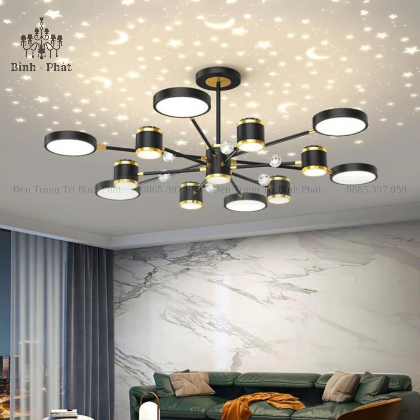 Đèn Chùm Hiện Đại 966