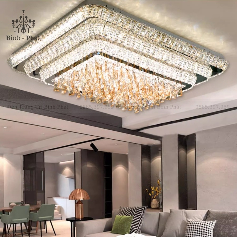Đèn Ốp Trần Pha Lê 789