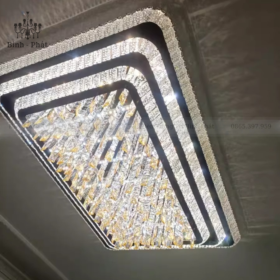 Đèn Ốp Trần Pha Lê 789