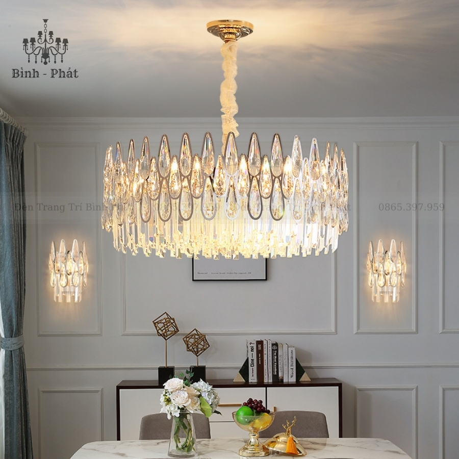 Đèn Chùm Pha Lê Giọt Nước 958