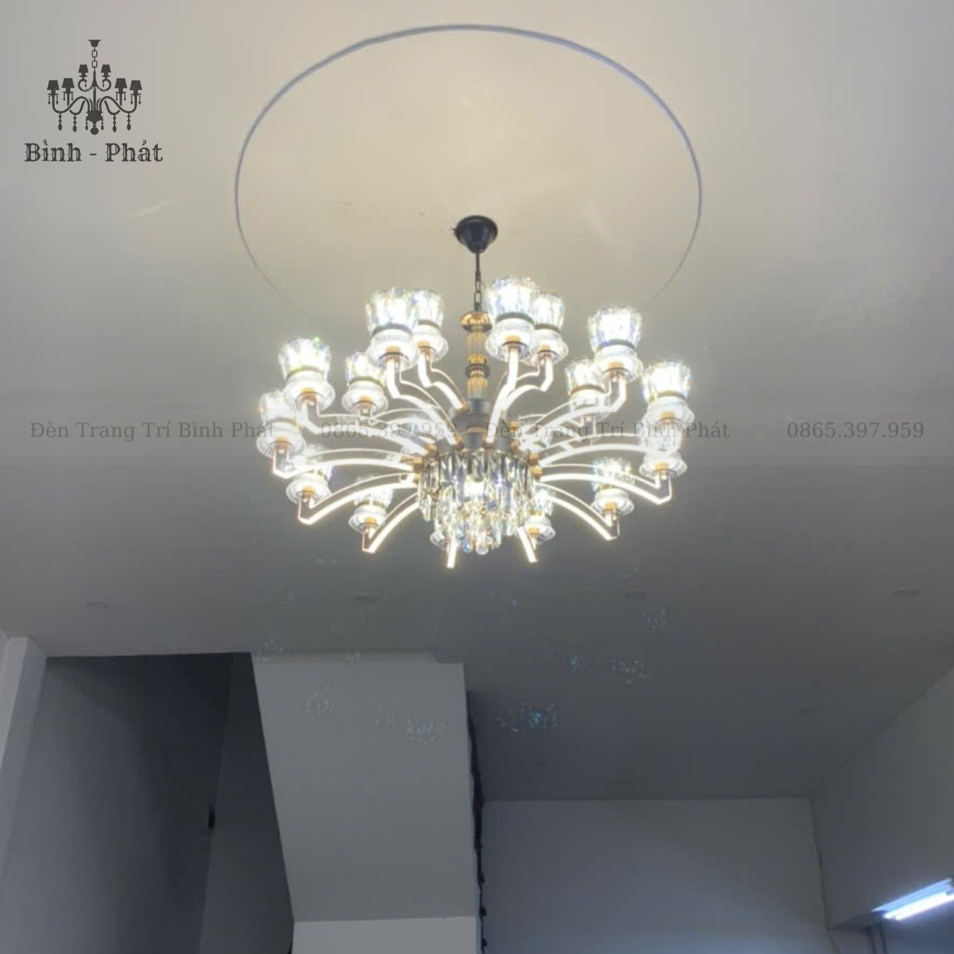 Đèn Chùm Pha Lê 992/18