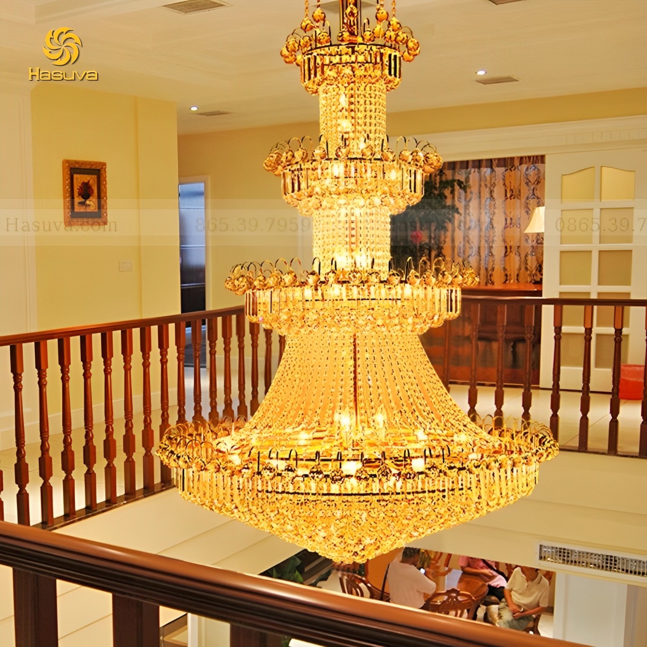 Đèn Thả Thông Tầng Châu Âu 455
