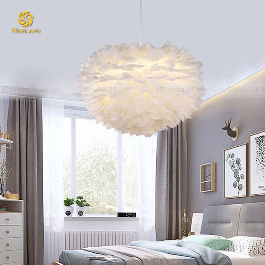 Đèn Thả Lông Vũ 786