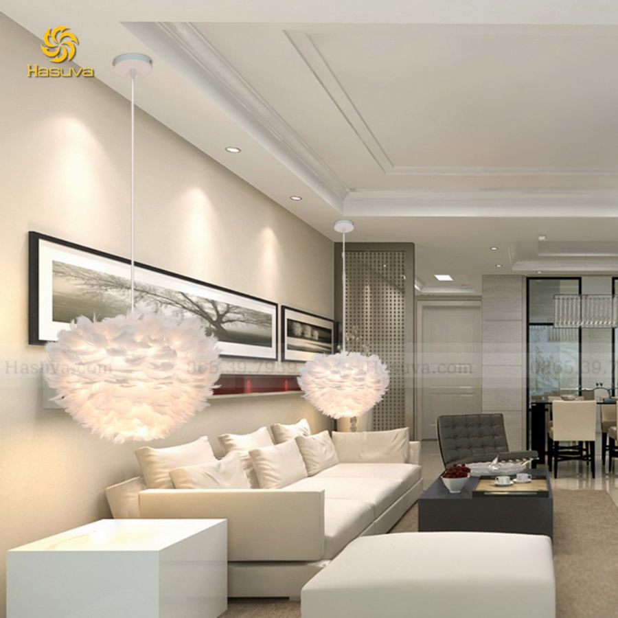 Đèn Thả Lông Vũ 786