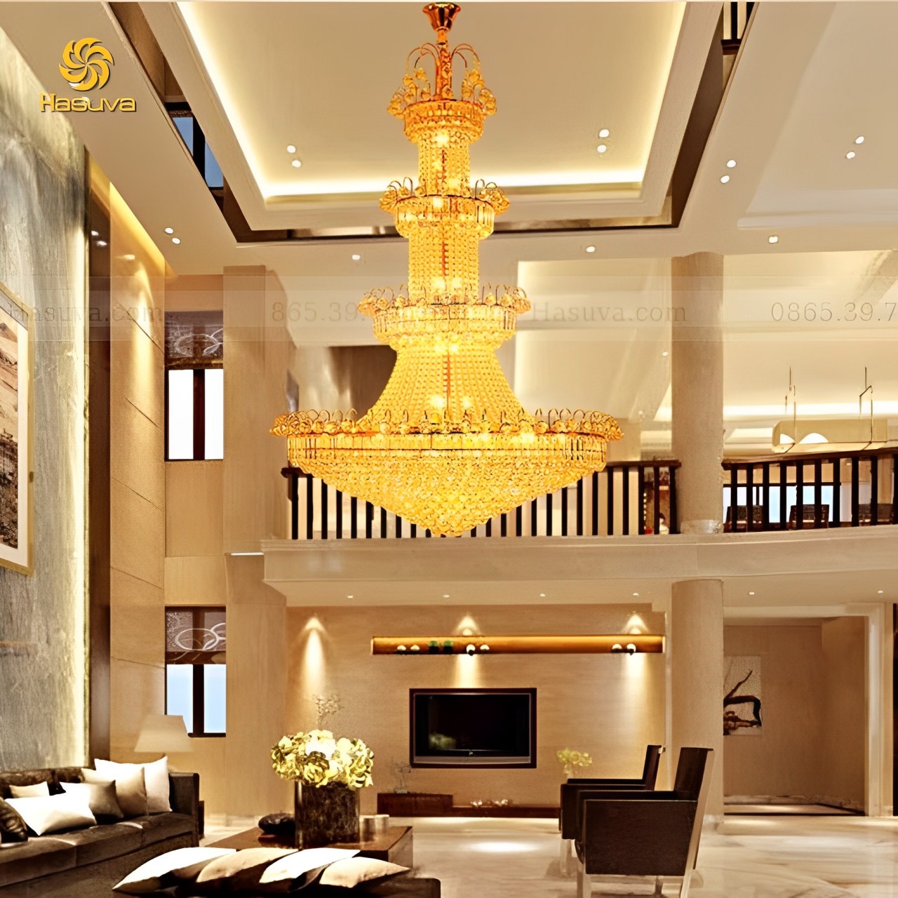 Đèn Thả Thông Tầng Châu Âu 455