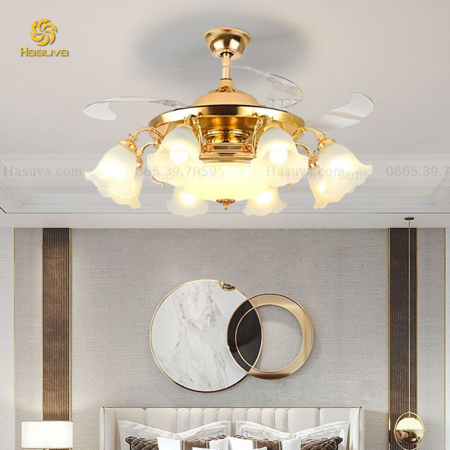 Quạt Cụp Xòe Chao Hoa 991
